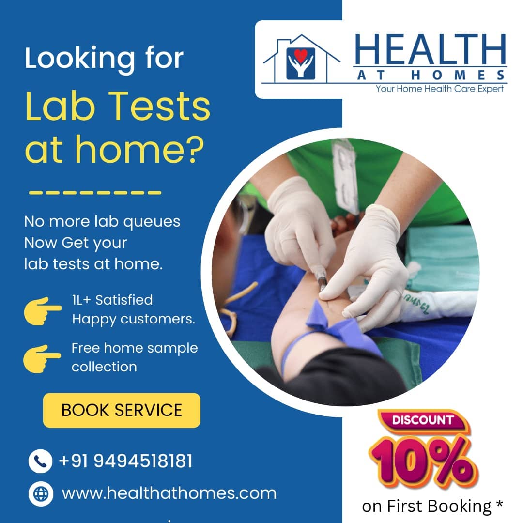 Lab Test with Home Sample Collection in Hyderabad,Hyderabad,Hospitals,Private Hospitals